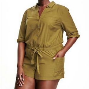 Women’s olive green Romper